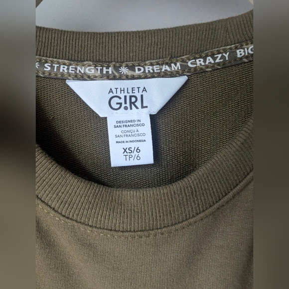 Athleta girl retro chill t-shirt dress new with tags XS/6 - Picture 4 of 9